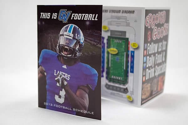 GVSU Football Pocket Schedule