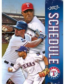 Texas Rangers Pocket Schedule