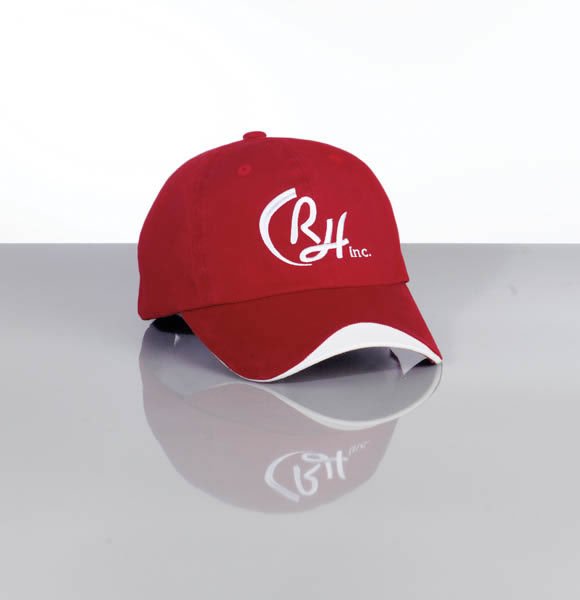 Chevron Curved Cap Example